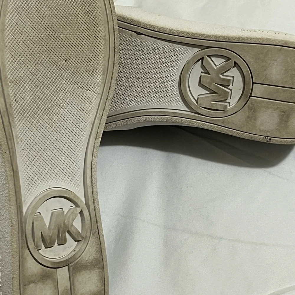 Michael Kors Dark Brown Floral Slip-On Shoes Women’s Size 8.5 Medium - Picture 9 of 9